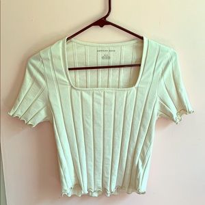 Vanilla spring crop top (never worn)